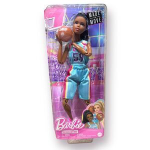 Barbie WB Mattel -‎ Barbie Careers Made to Move Basketball Player Doll BNWT